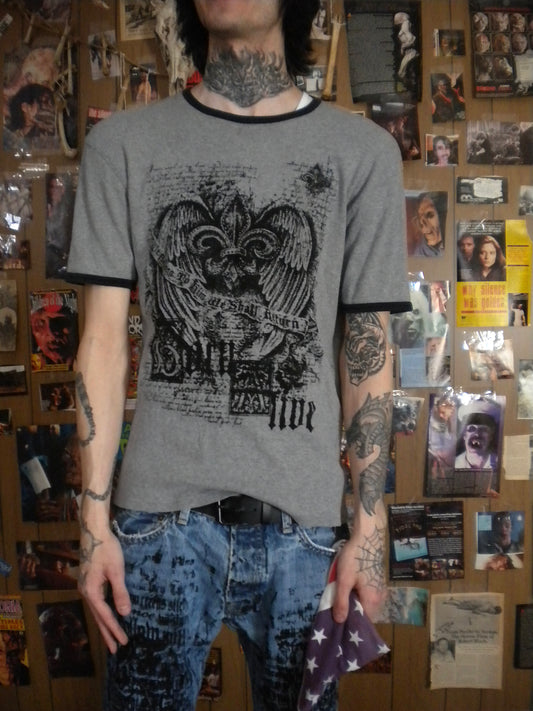 1/1 Born Alive Grey Ringer Tee