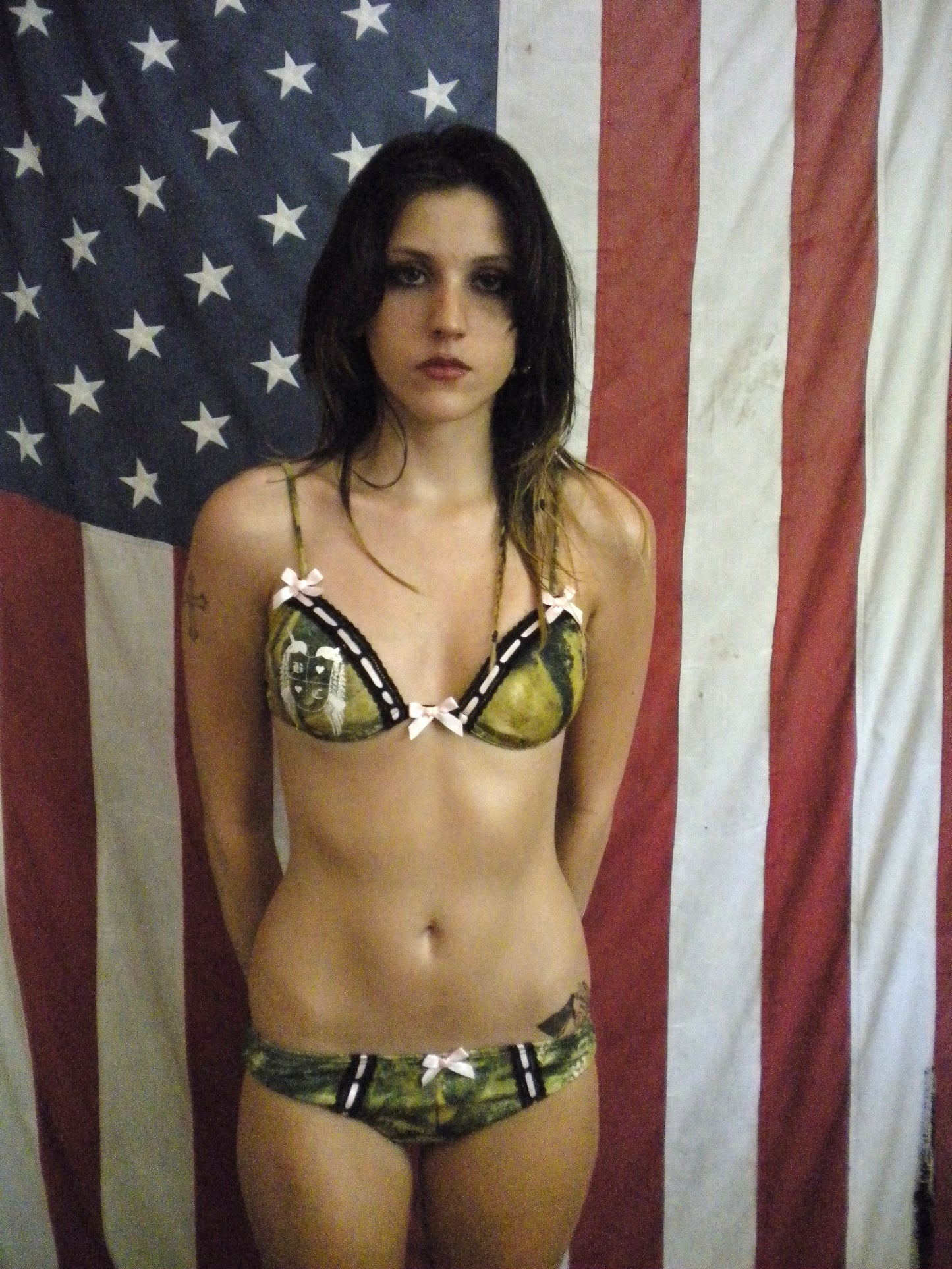 PREORDER Camo Gun Angel Bikini Top