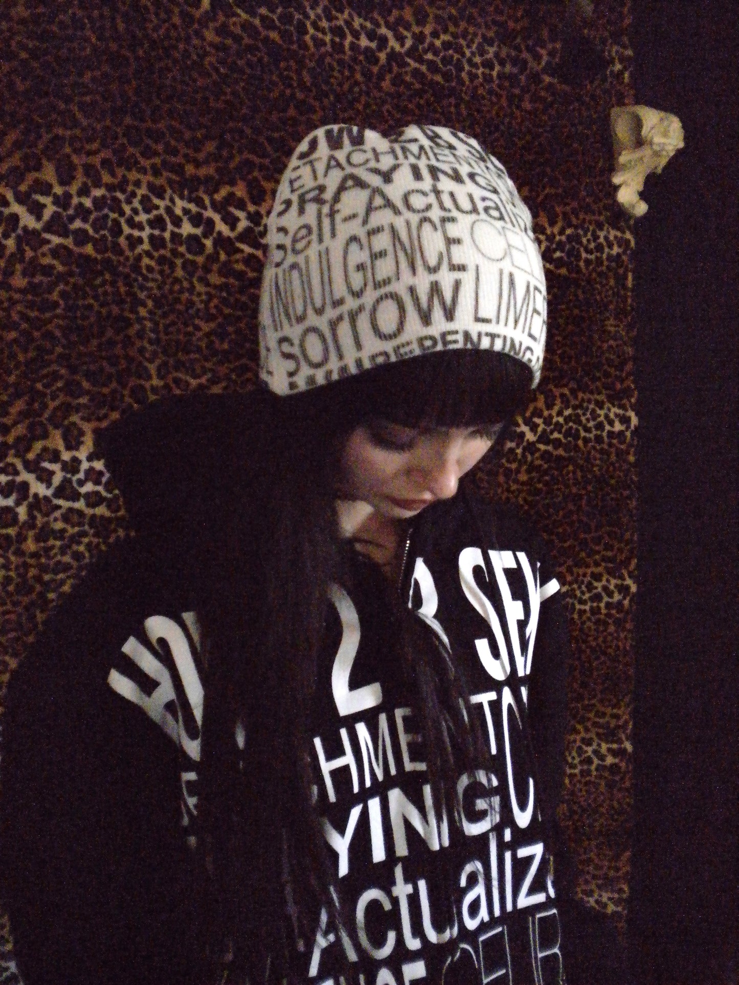 How 2 B Sexy White Beanie