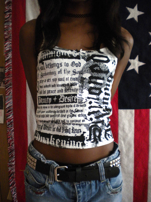 Summoned Awakening White Tank Top