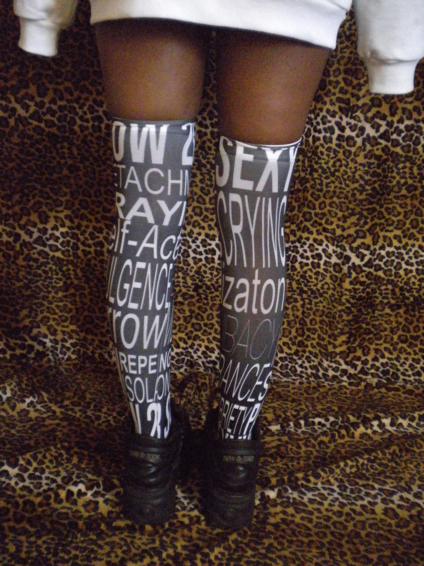 How 2 B Sexy Black Thigh High Socks