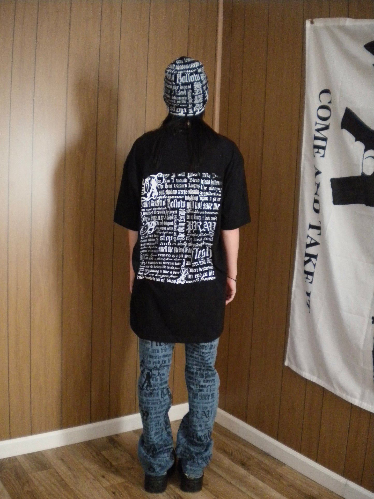 Pray Flesh Tears Black Tee