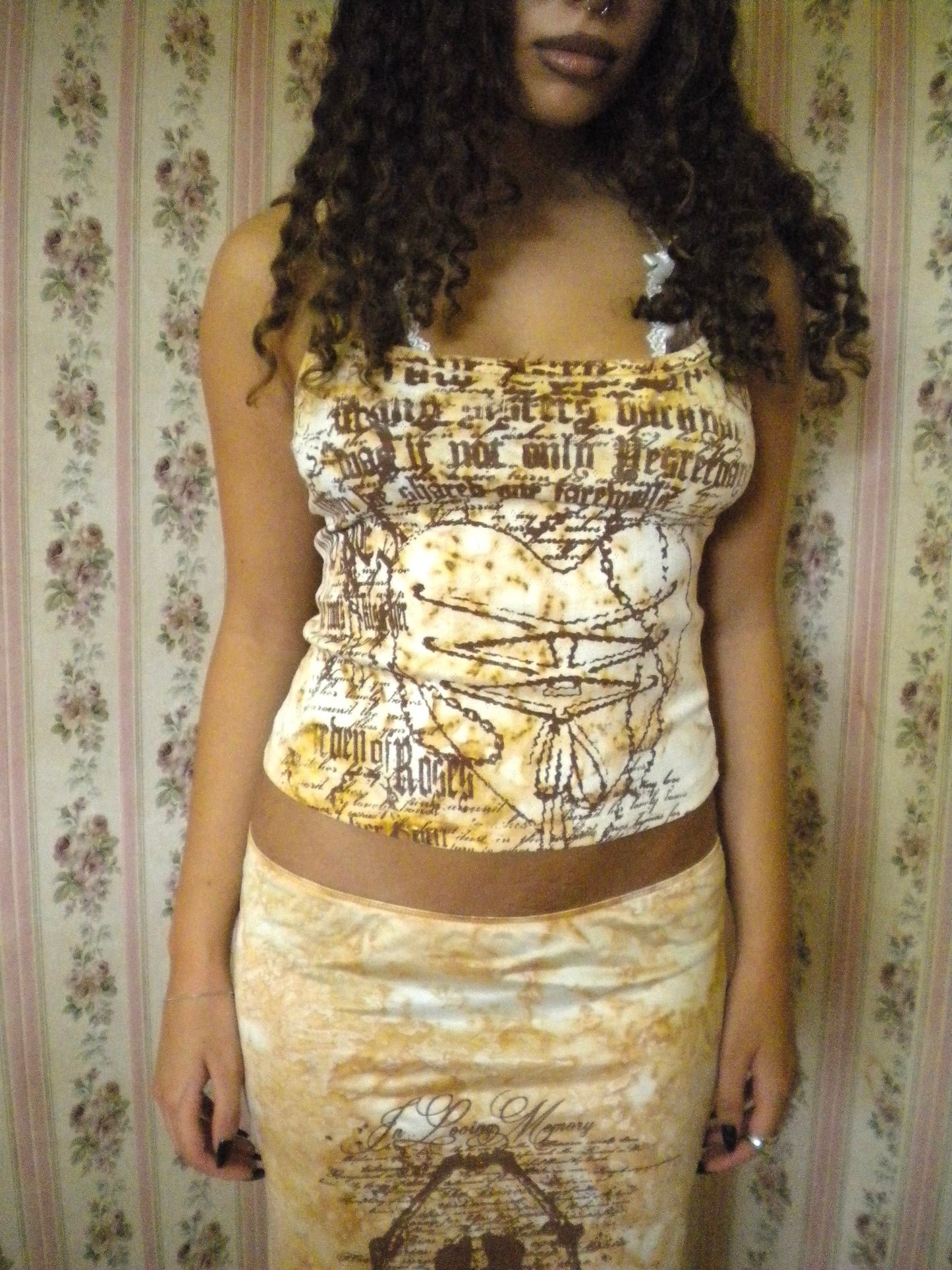 Rust Dyed Tank Top