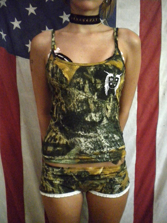 Camo Gun Angel Tank Top