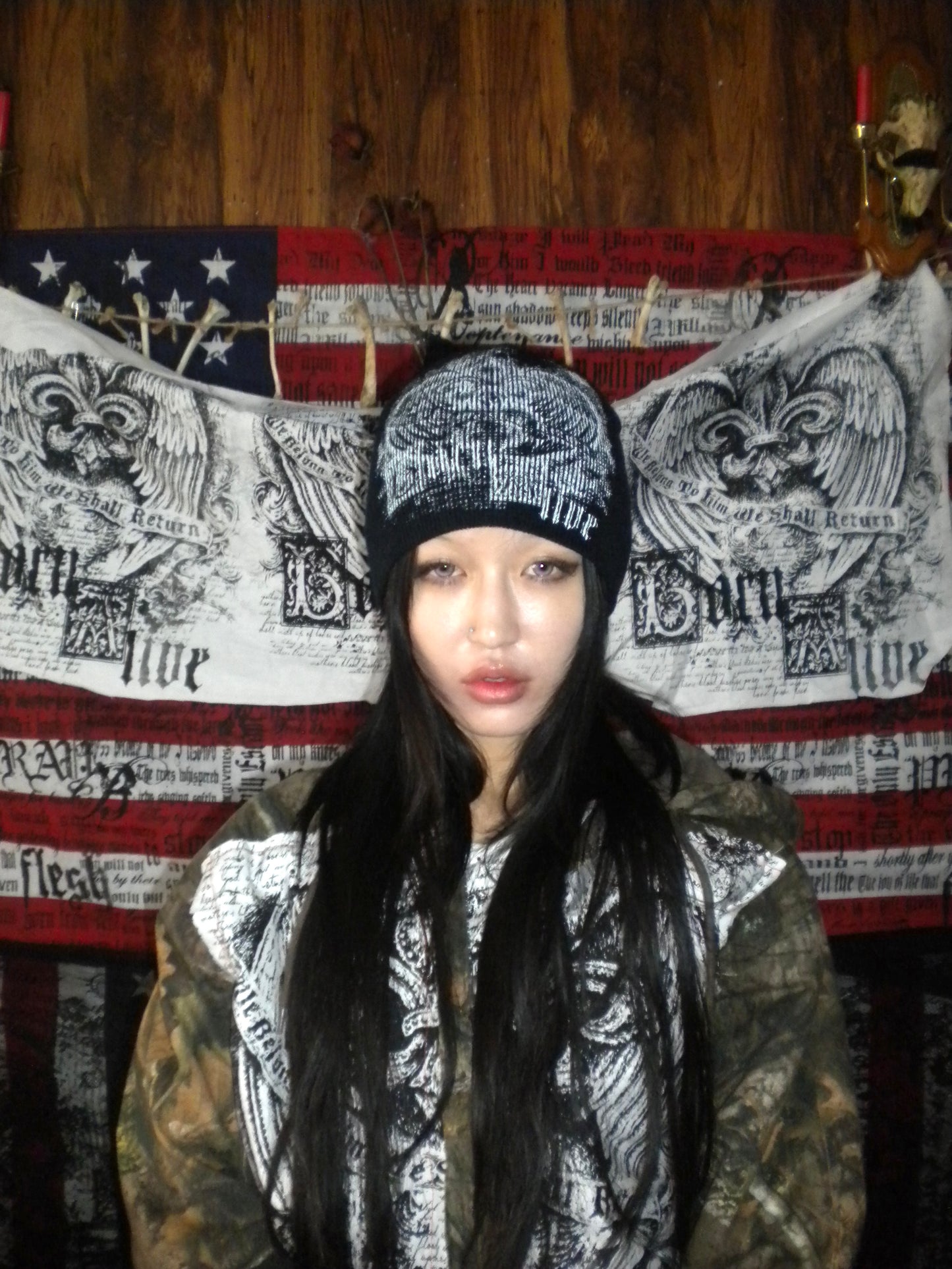 Born Alive Black Skull Cap Bodycitated