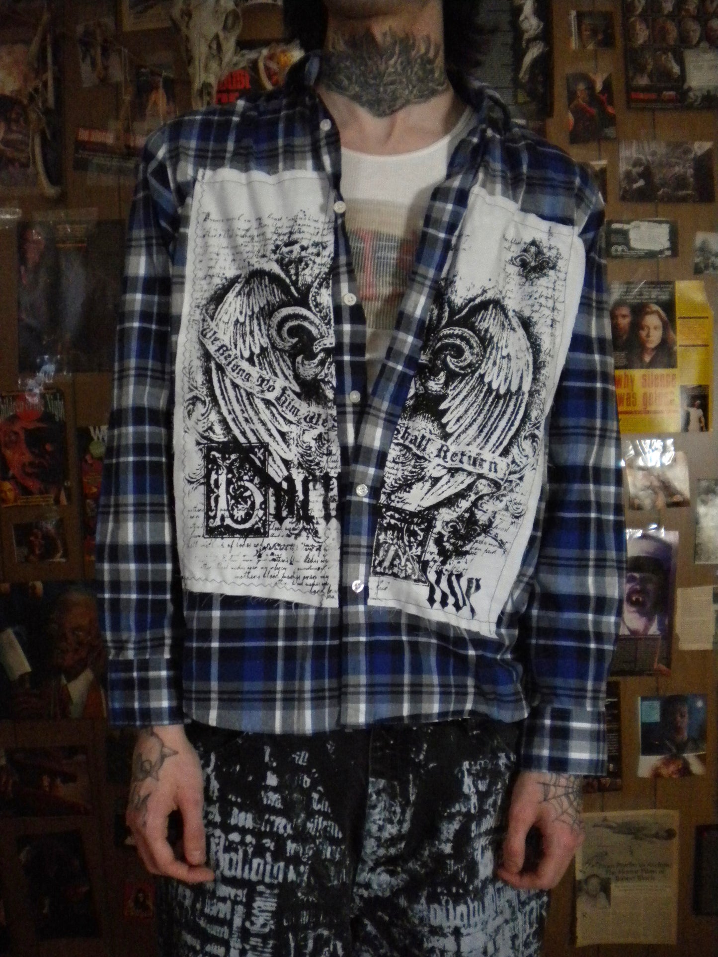 1/1 Born Alive Blue White Flannel