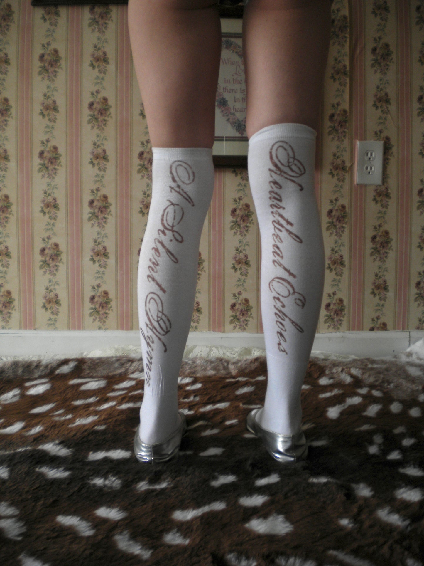 MADE TO ORDER Fawn Prayer Socks