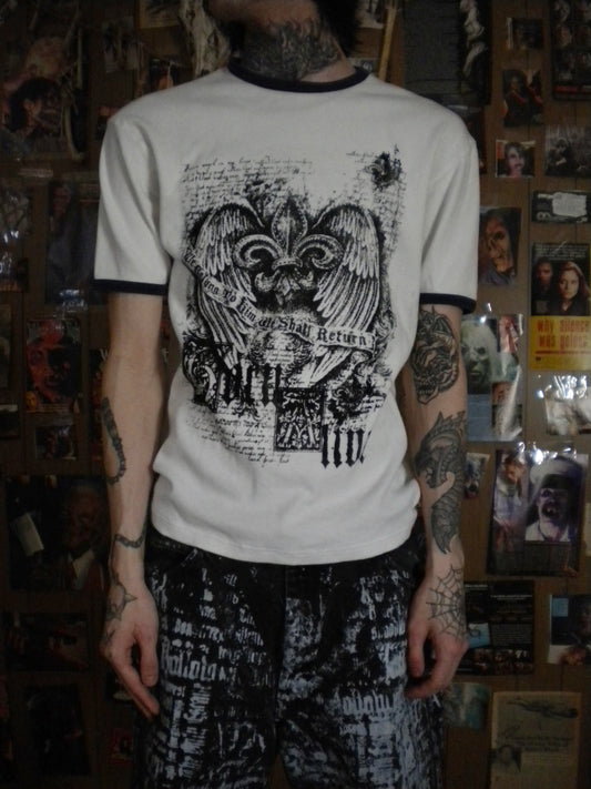 1/1 Born Alive White Ringer Tee