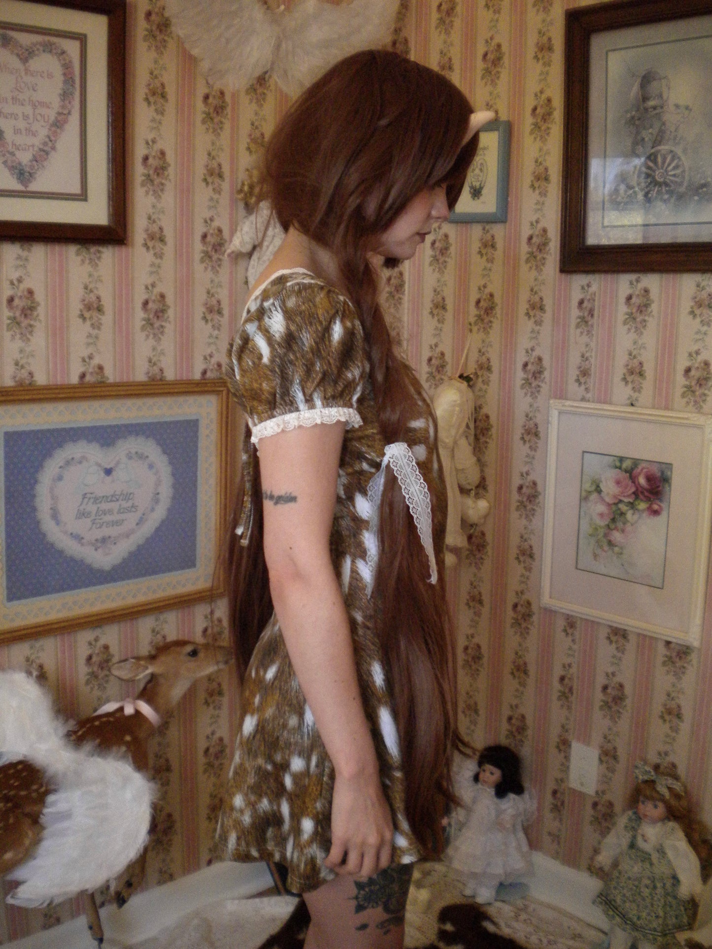 Fawn Prayer Mini Dress