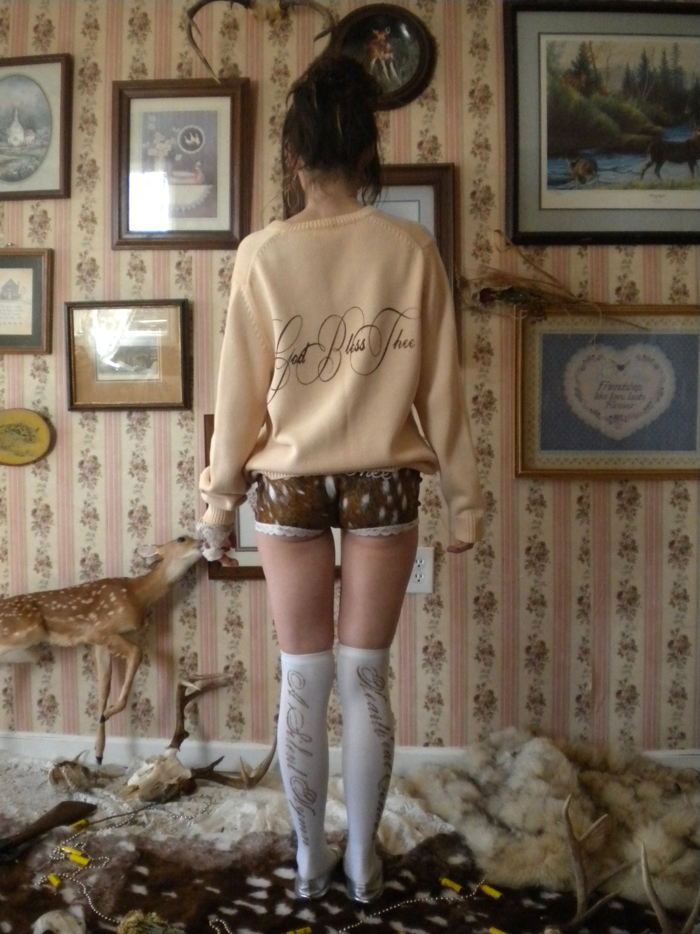 1/1 Fawn Prayer Sweater Tan