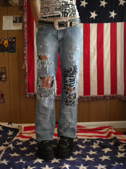 1/1 Summoned Awakening Distresssed Jeans Size 29.5