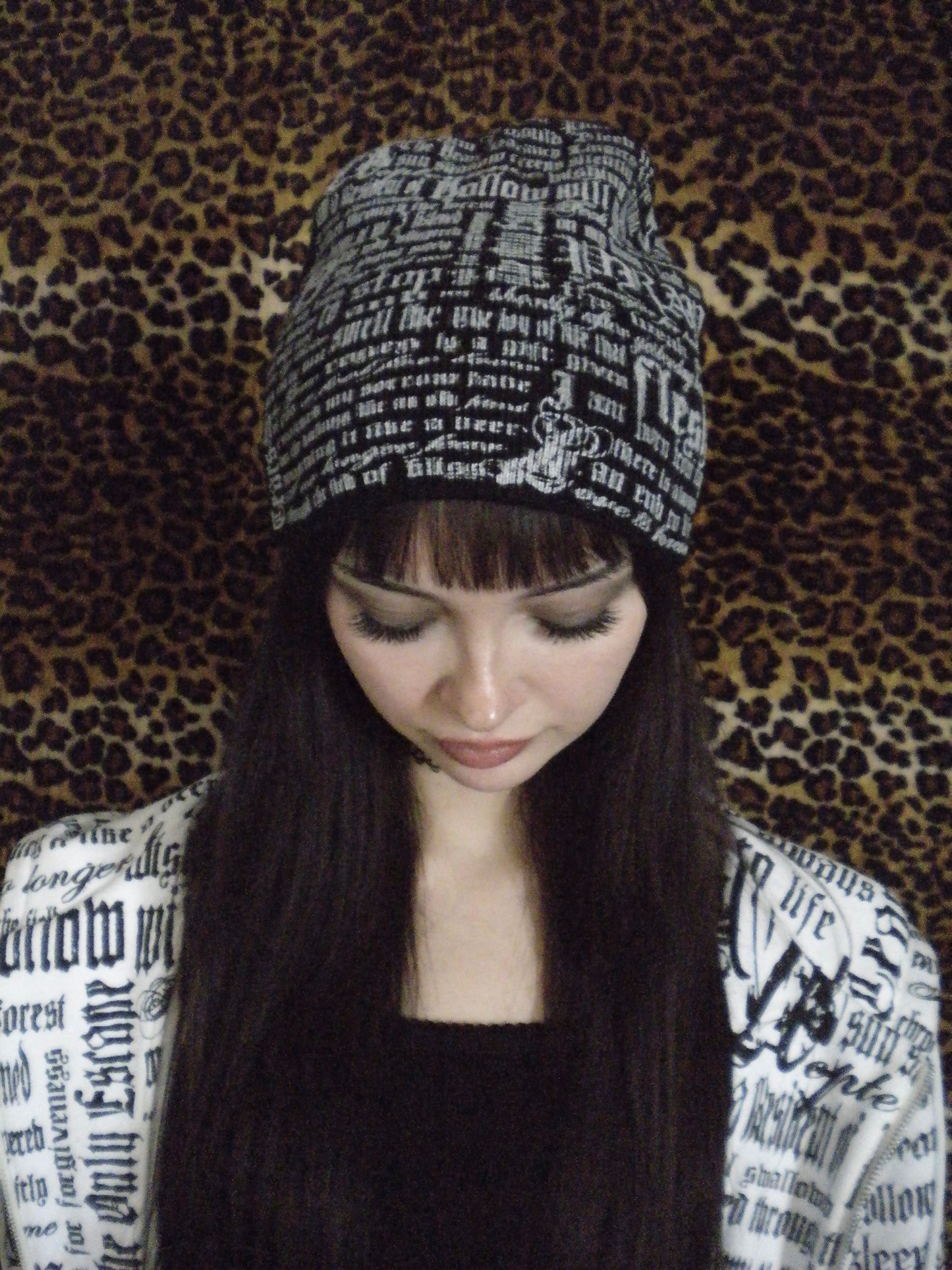 Pray Flesh Tears Black Beanie