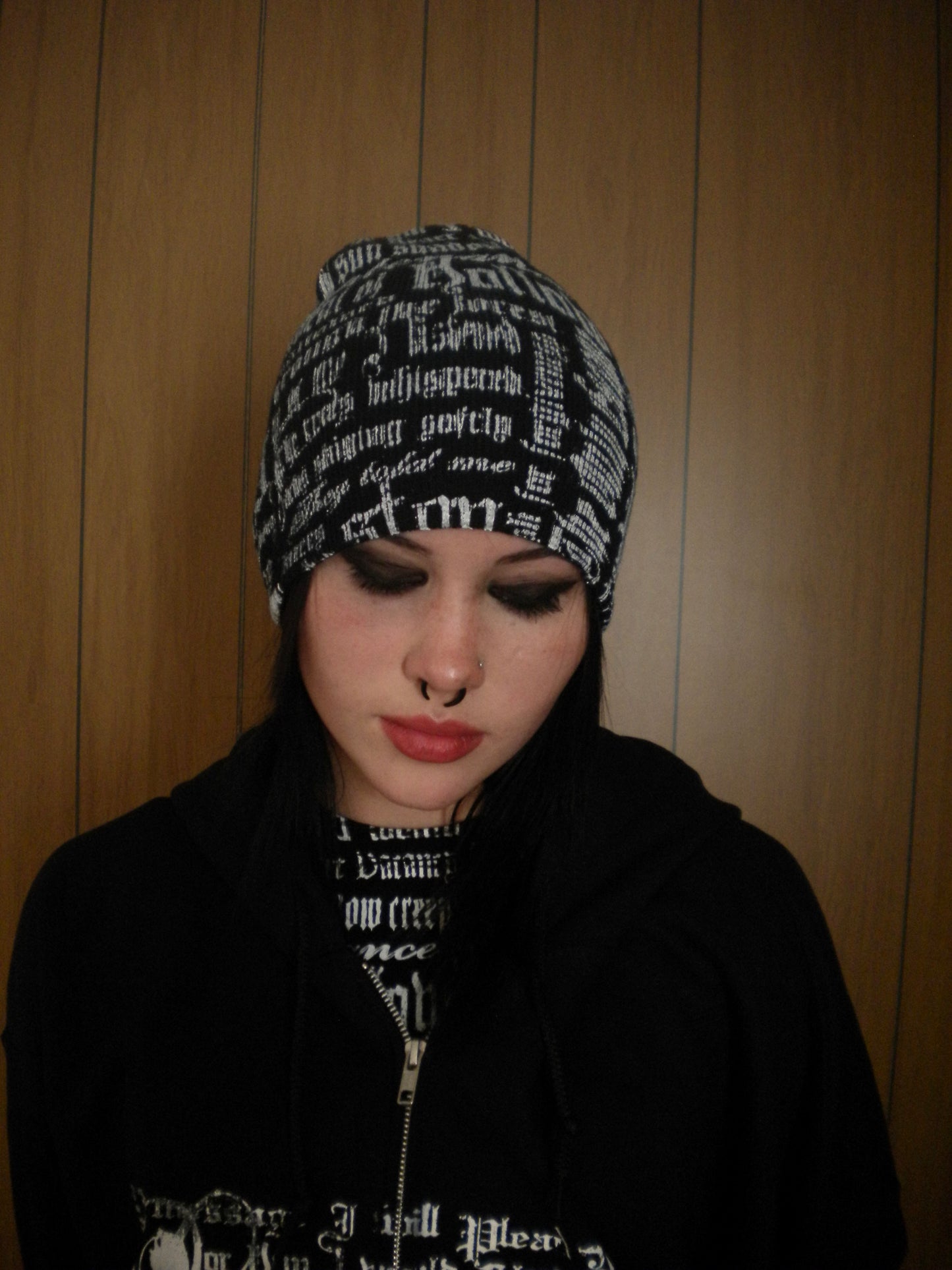 Pray Flesh Tears Black Beanie