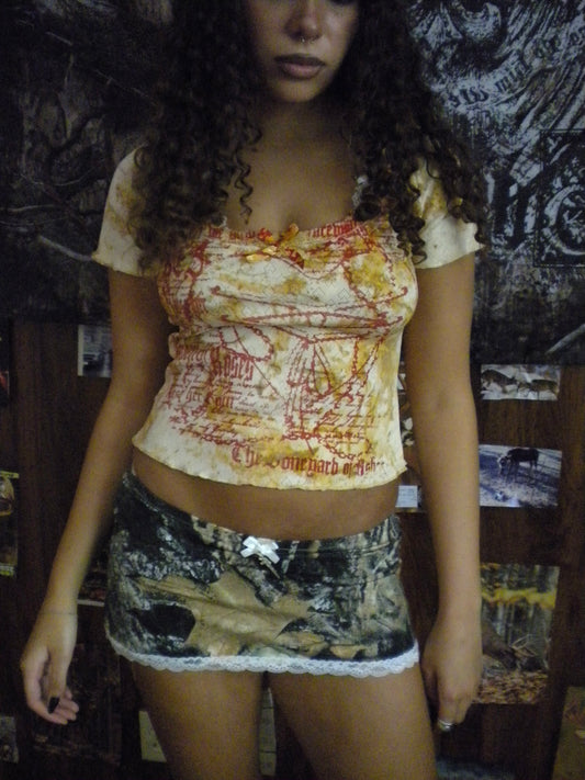 Rust Dyed Boneyard Ashes Top