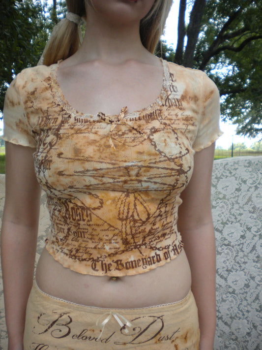Rust Dyed Boneyard Ashes Top