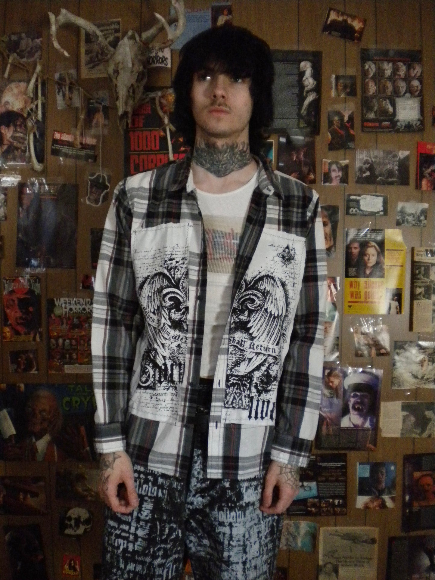 1/1 Born Alive White Grey Flannel