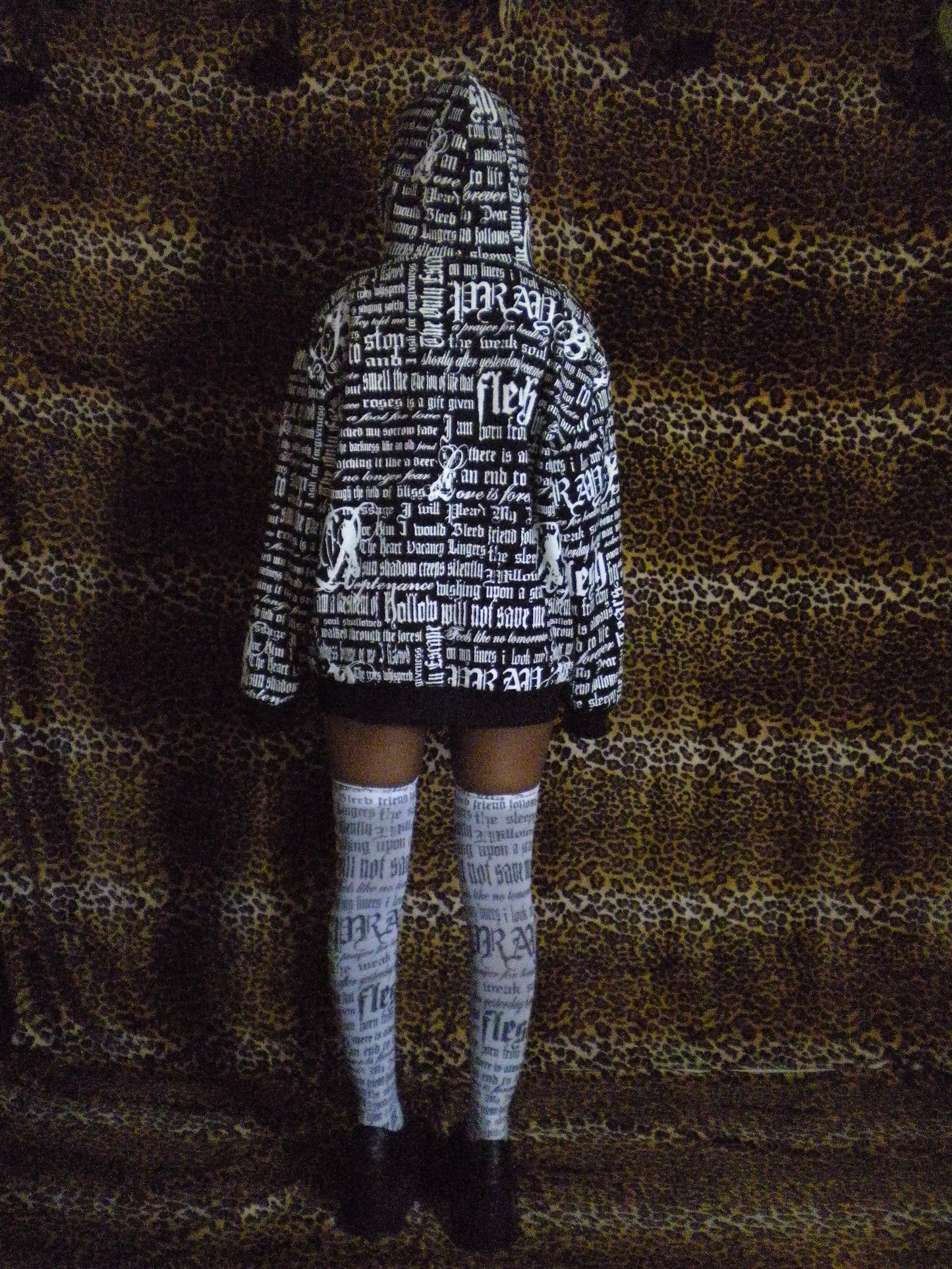 Pray Flesh Tears Black Hoodie