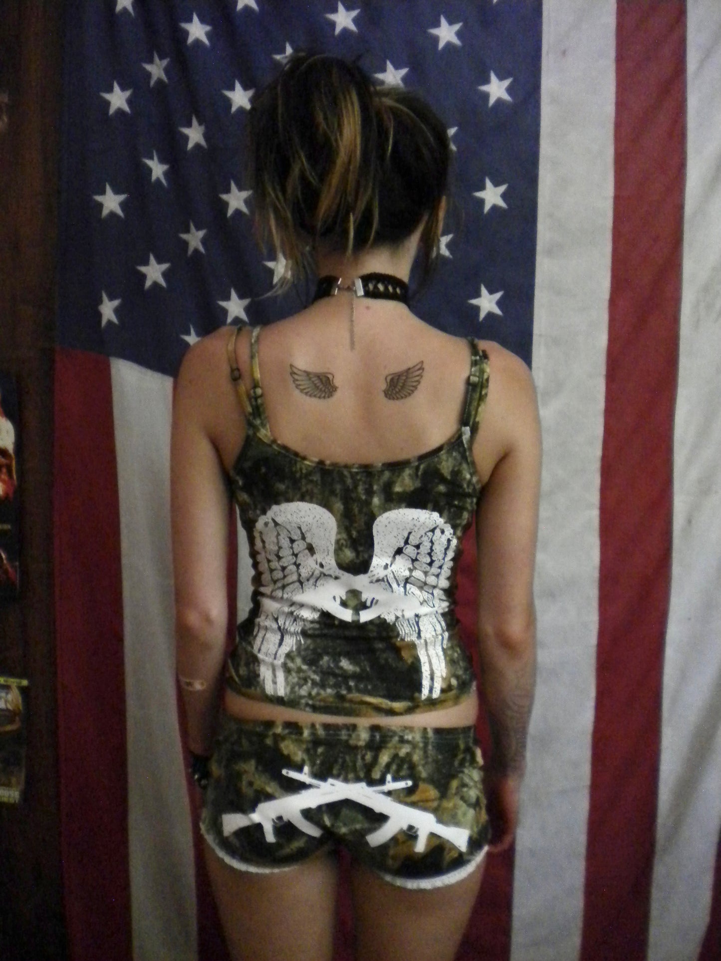 PREORDER Camo Gun Angel Tank Top