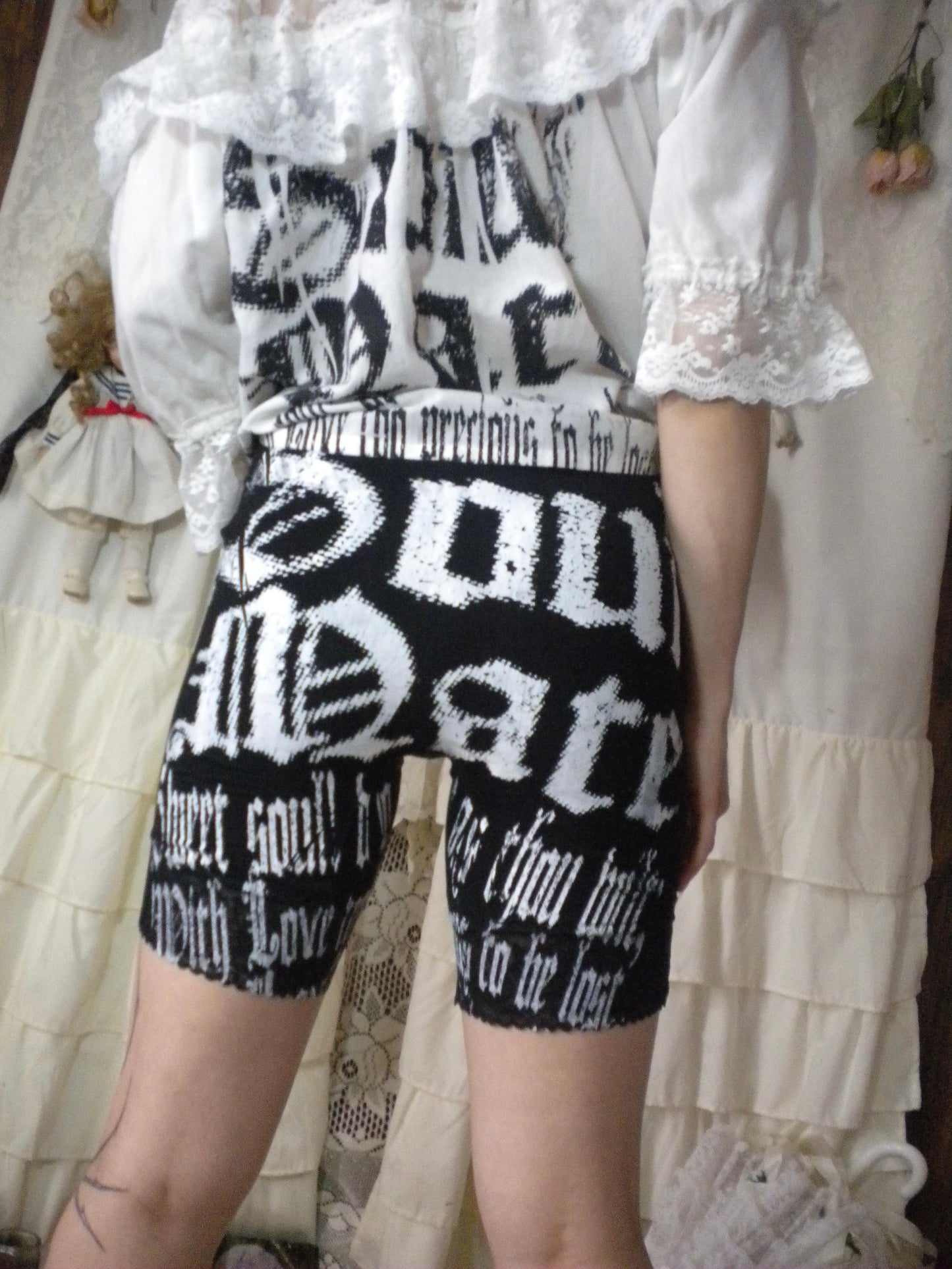 Soulmate Black Lace Trim Bloomers