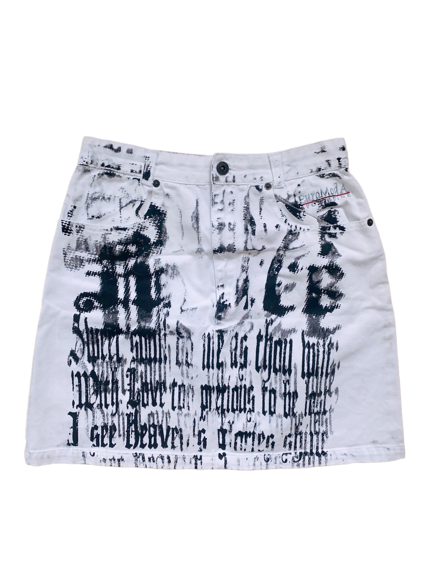 SoulMate White Mini Skirt