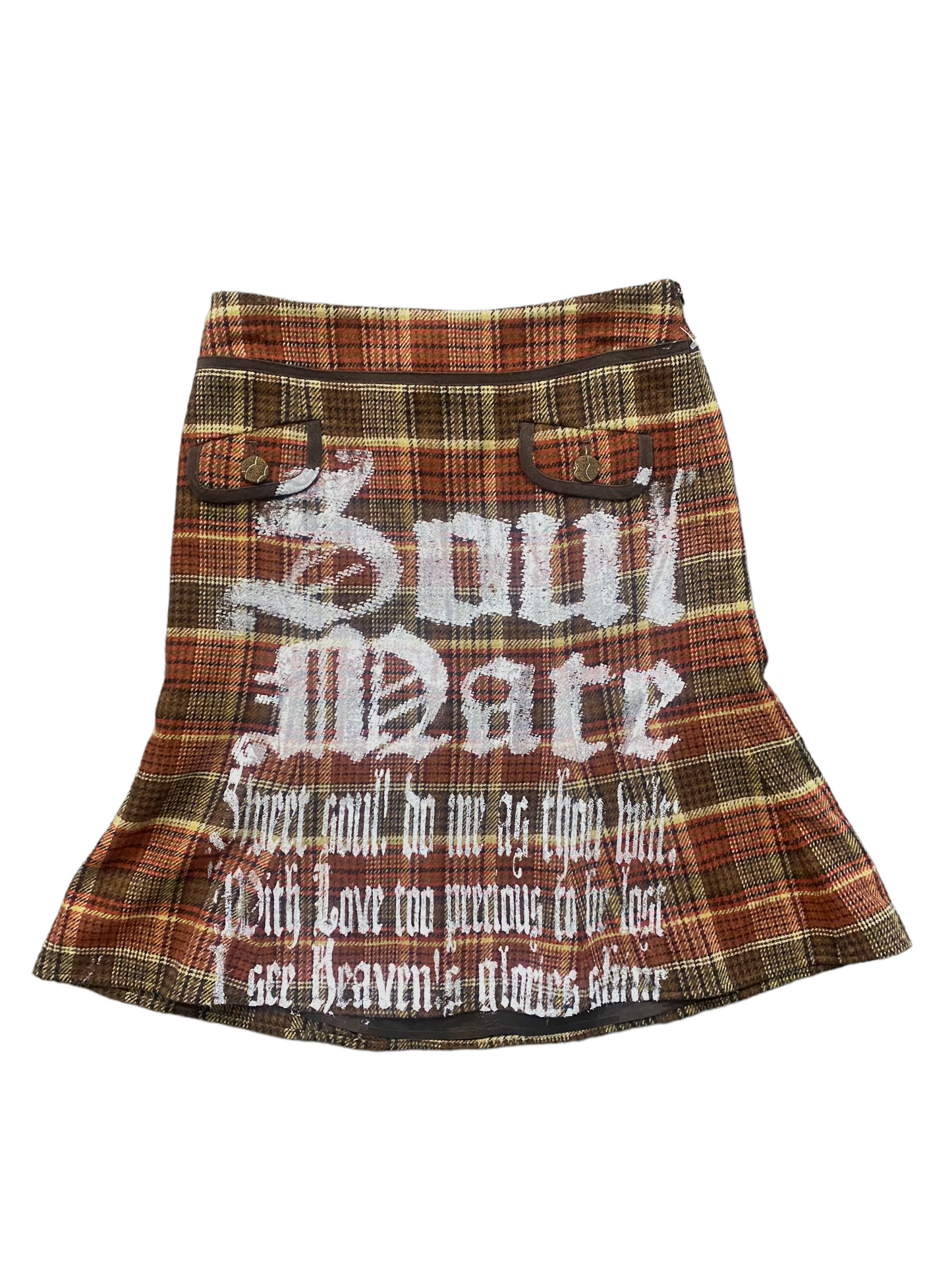 SoulMate Plaid Tartan Skirt