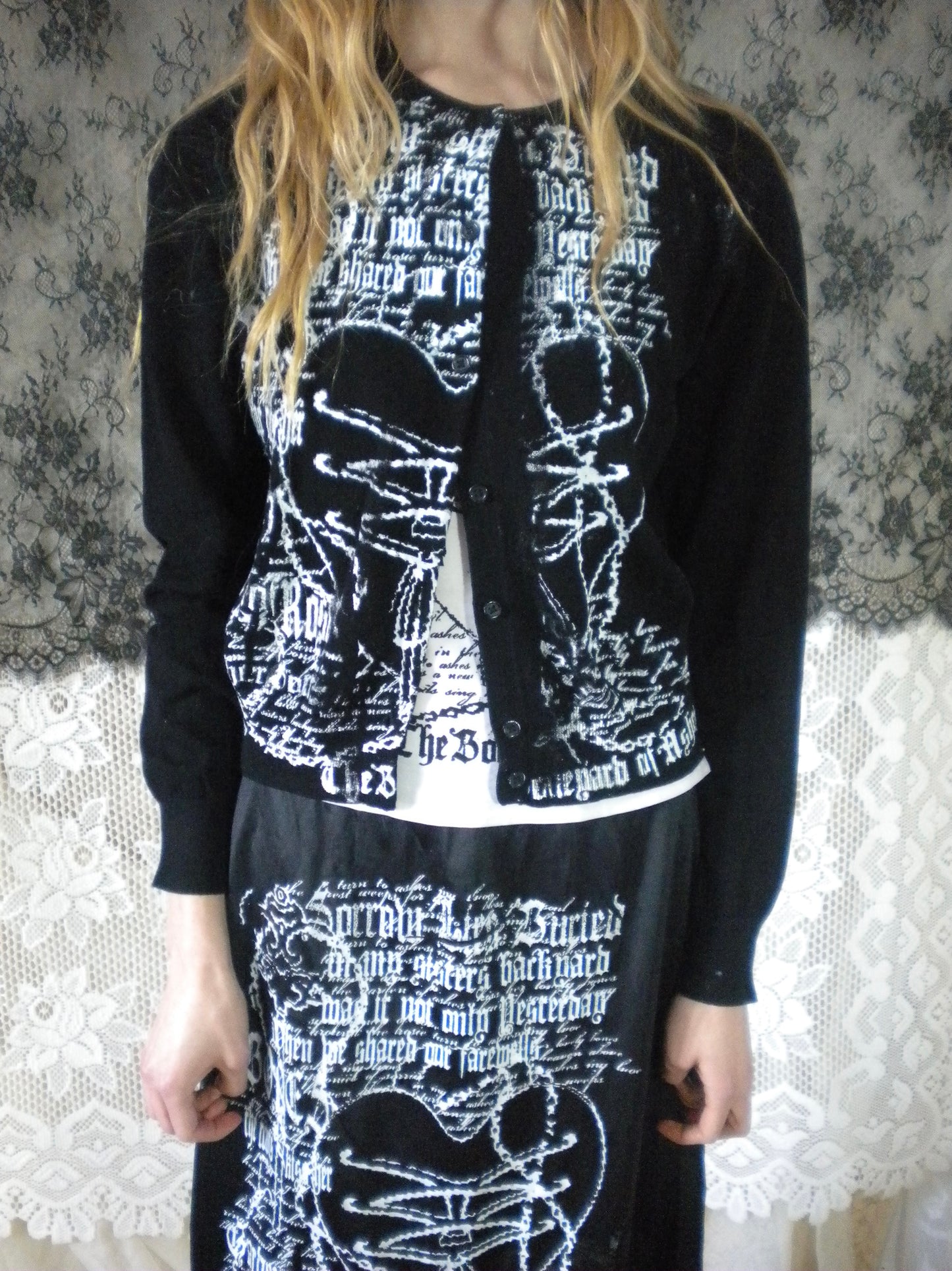 Boneyard Ashes Black Cardigan