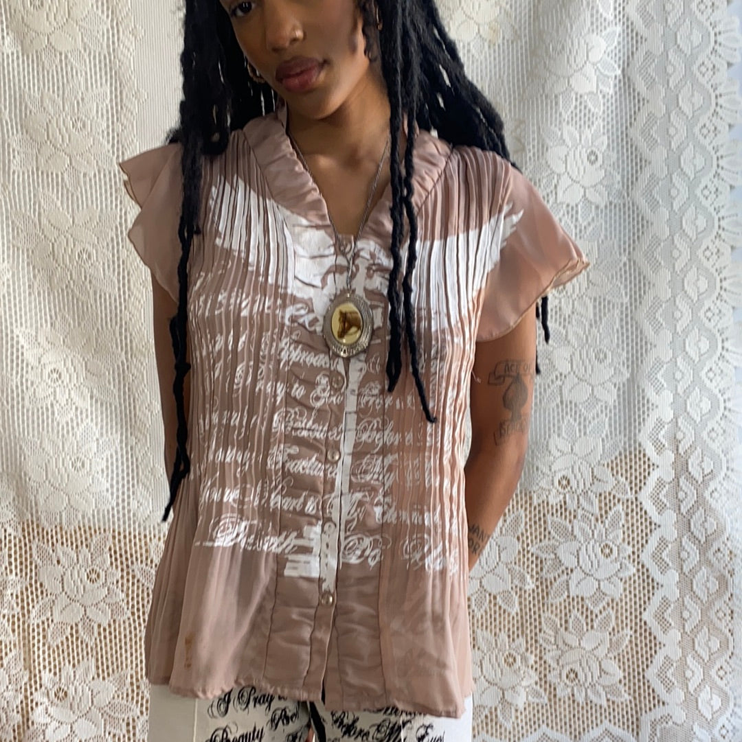 Sacred Heart Frilly Blouse