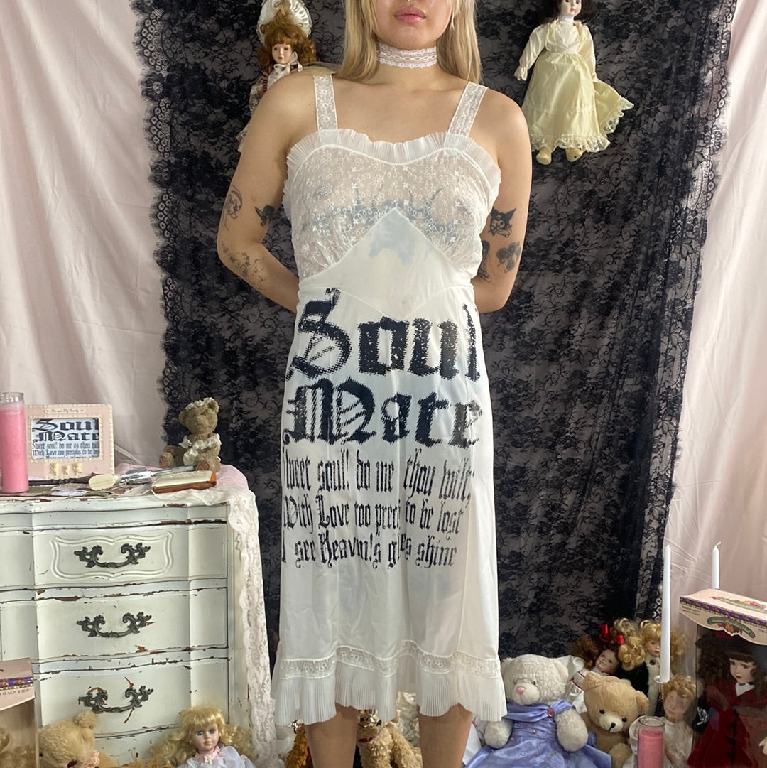 SoulMate Ivory Slip Dress
