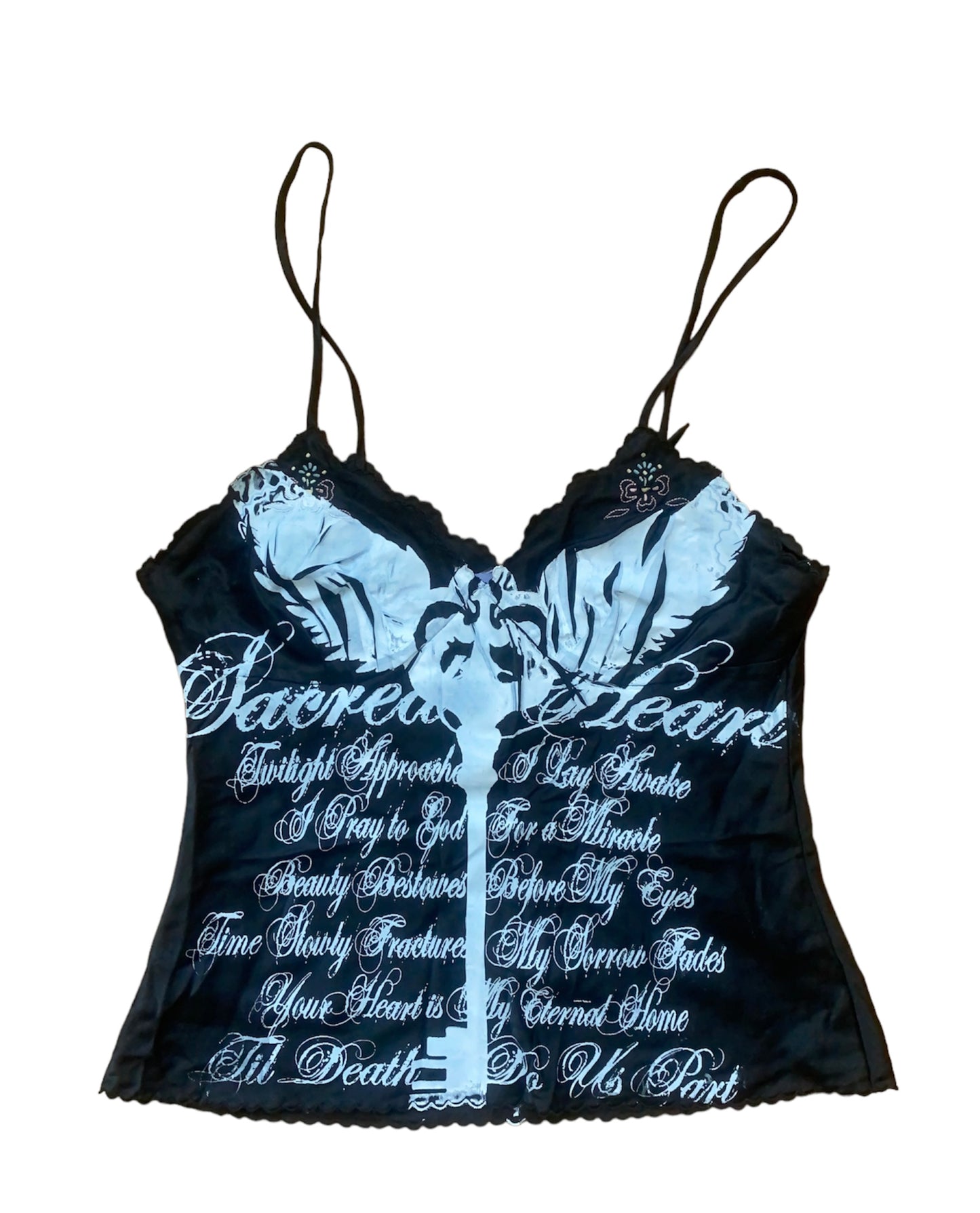 Sacred Heart Black Tank