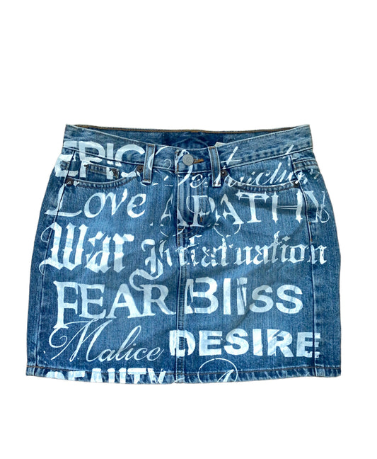 Epic Destruction Mini Skirt