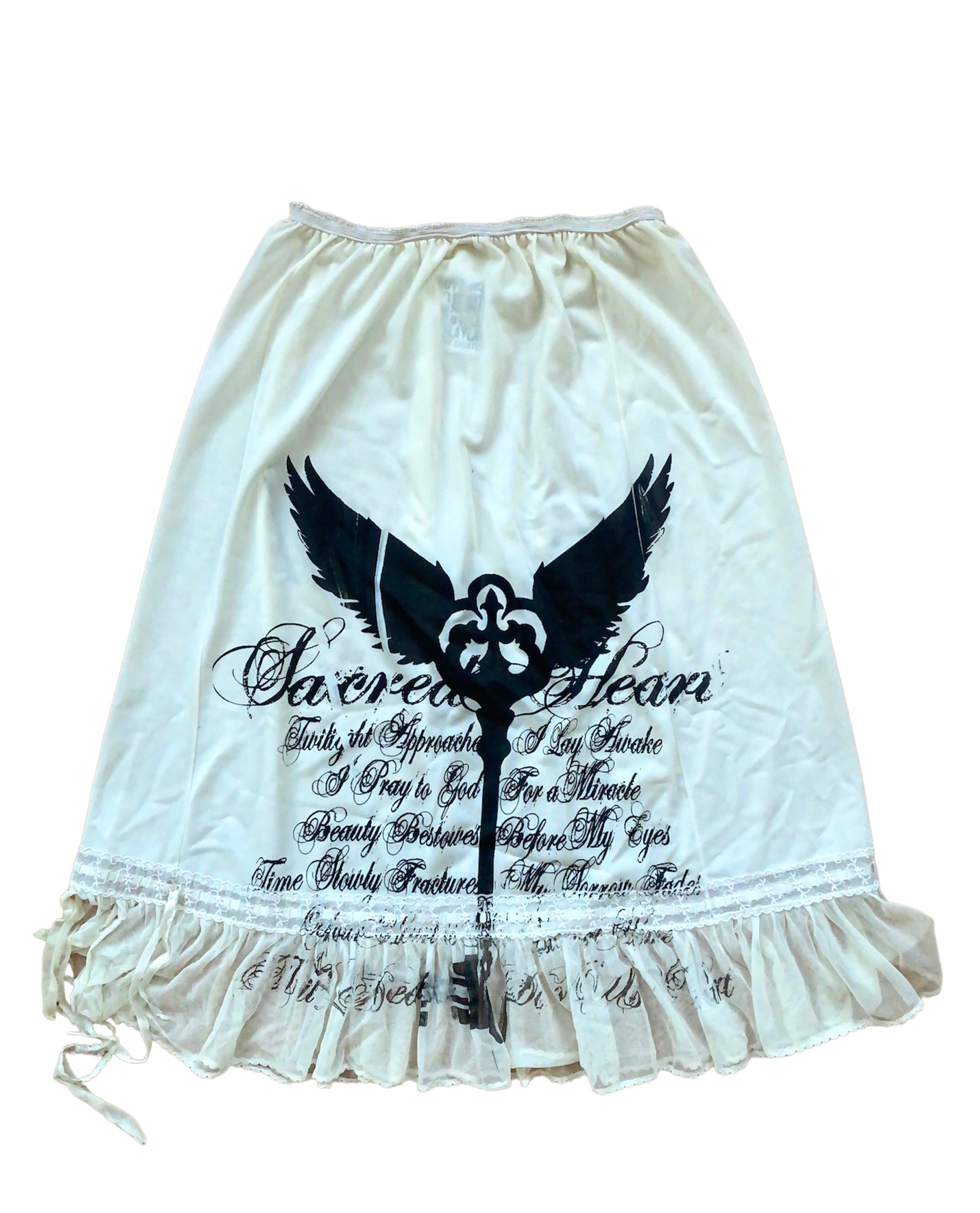 Sacred Heart Slip Skirt