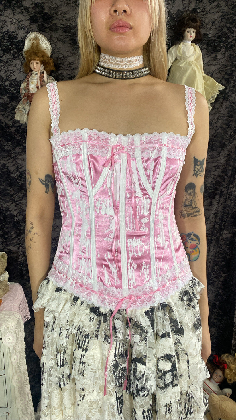 SoulMate Pink Corset Top