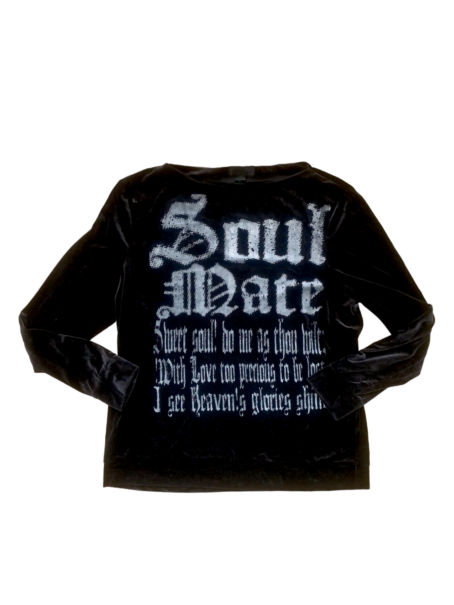 SoulMate Black Velvet Top
