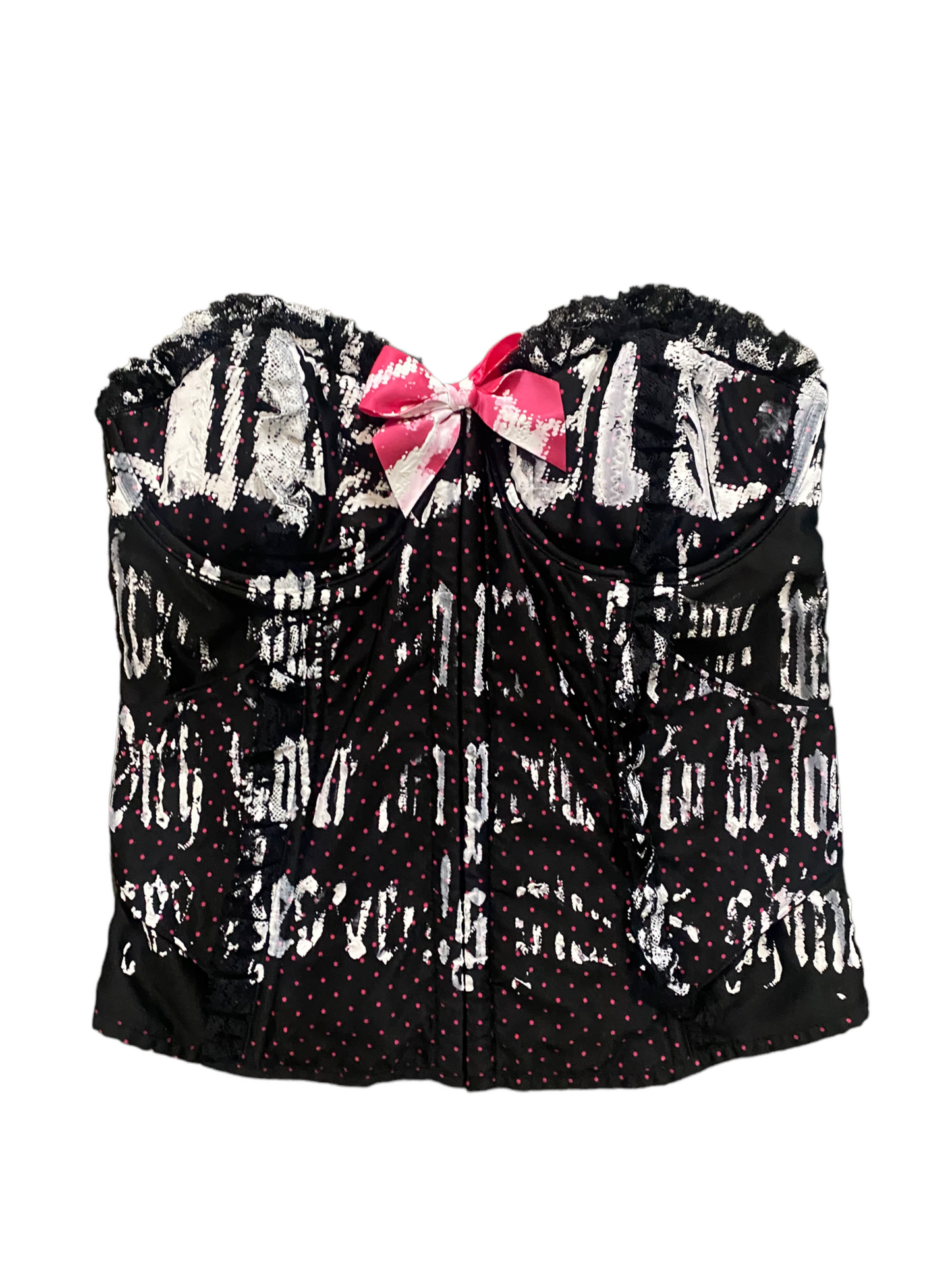 SoulMate Polka Dot Black Corset