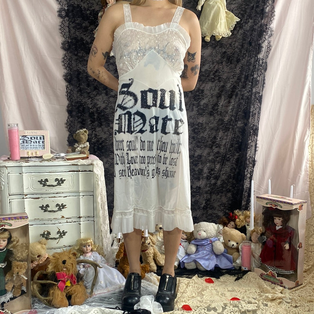SoulMate Ivory Slip Dress