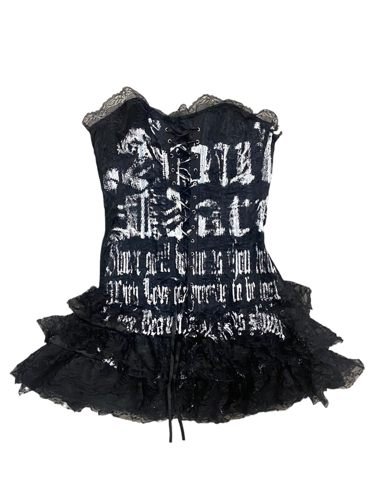 SoulMate Lace Ruffle Corset Dress
