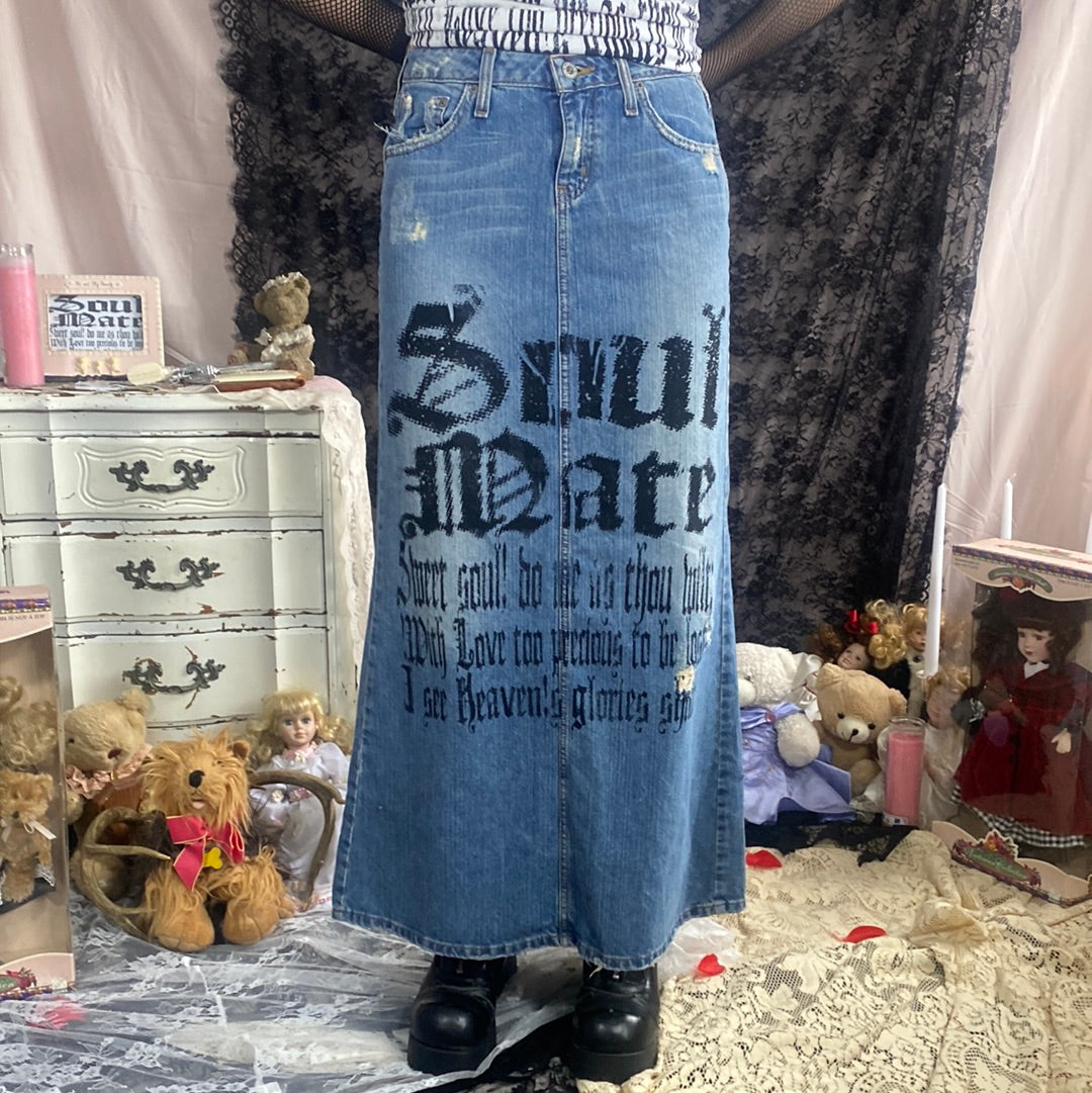 SoulMate Maxi Jean Skirt