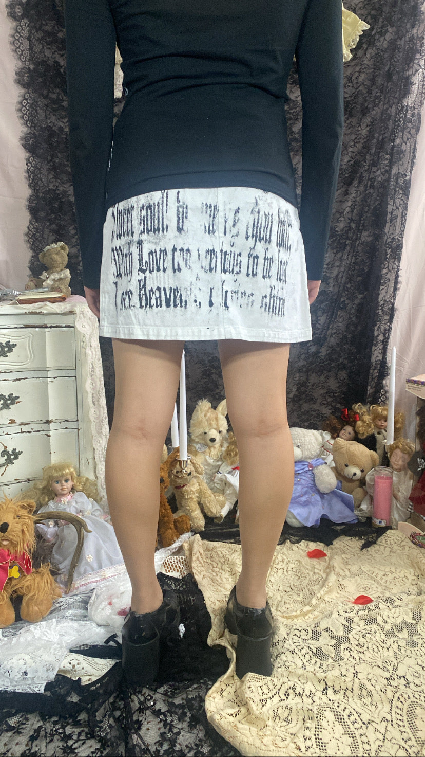 SoulMate White Mini Skirt