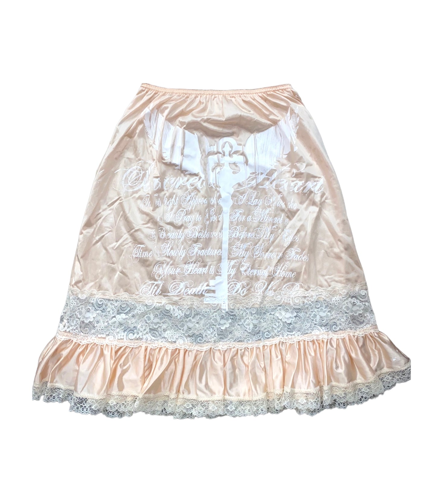 Sacred Heart Pink Ruffle Skirt