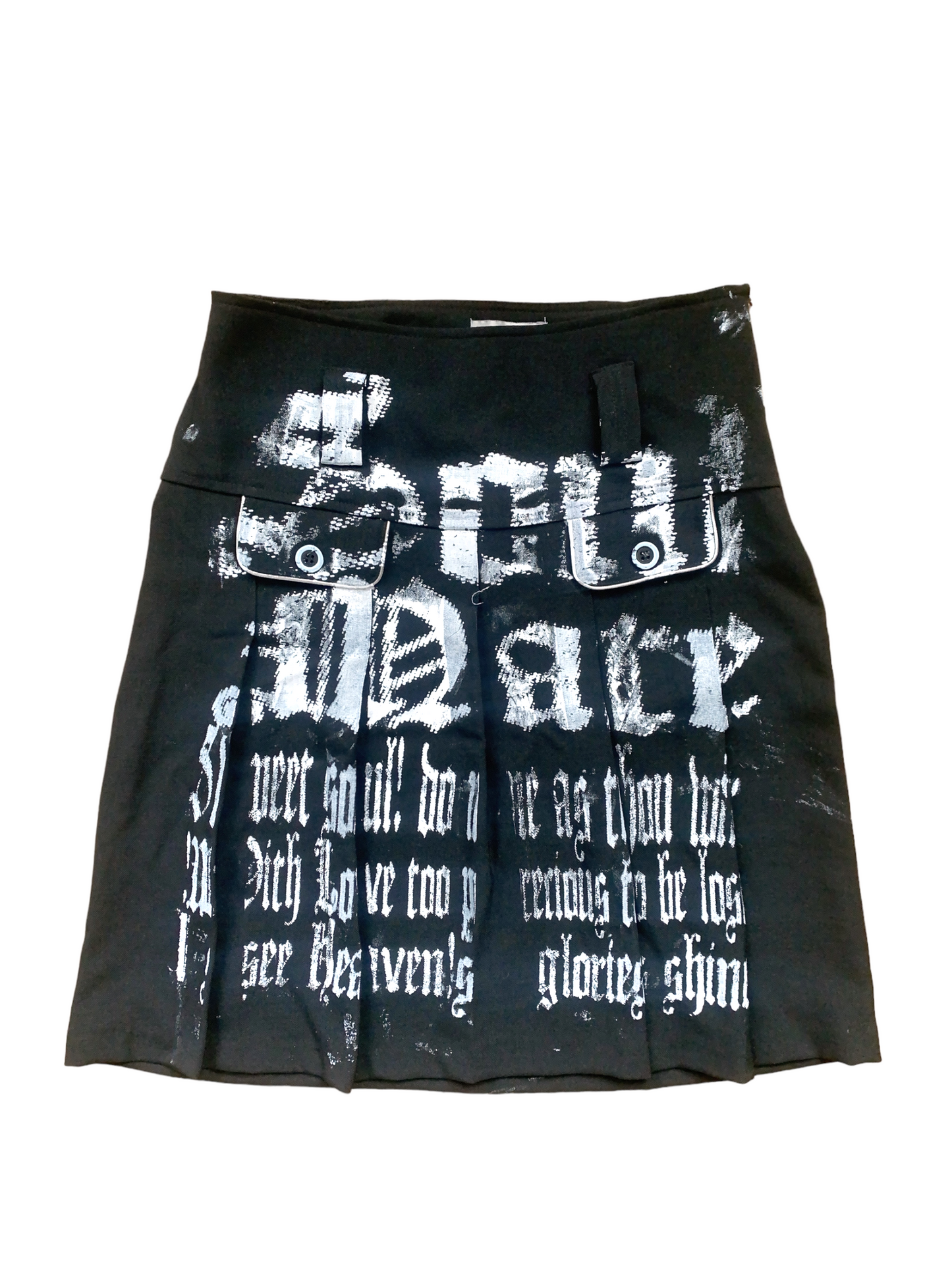SoulMate Black Pleated Skirt