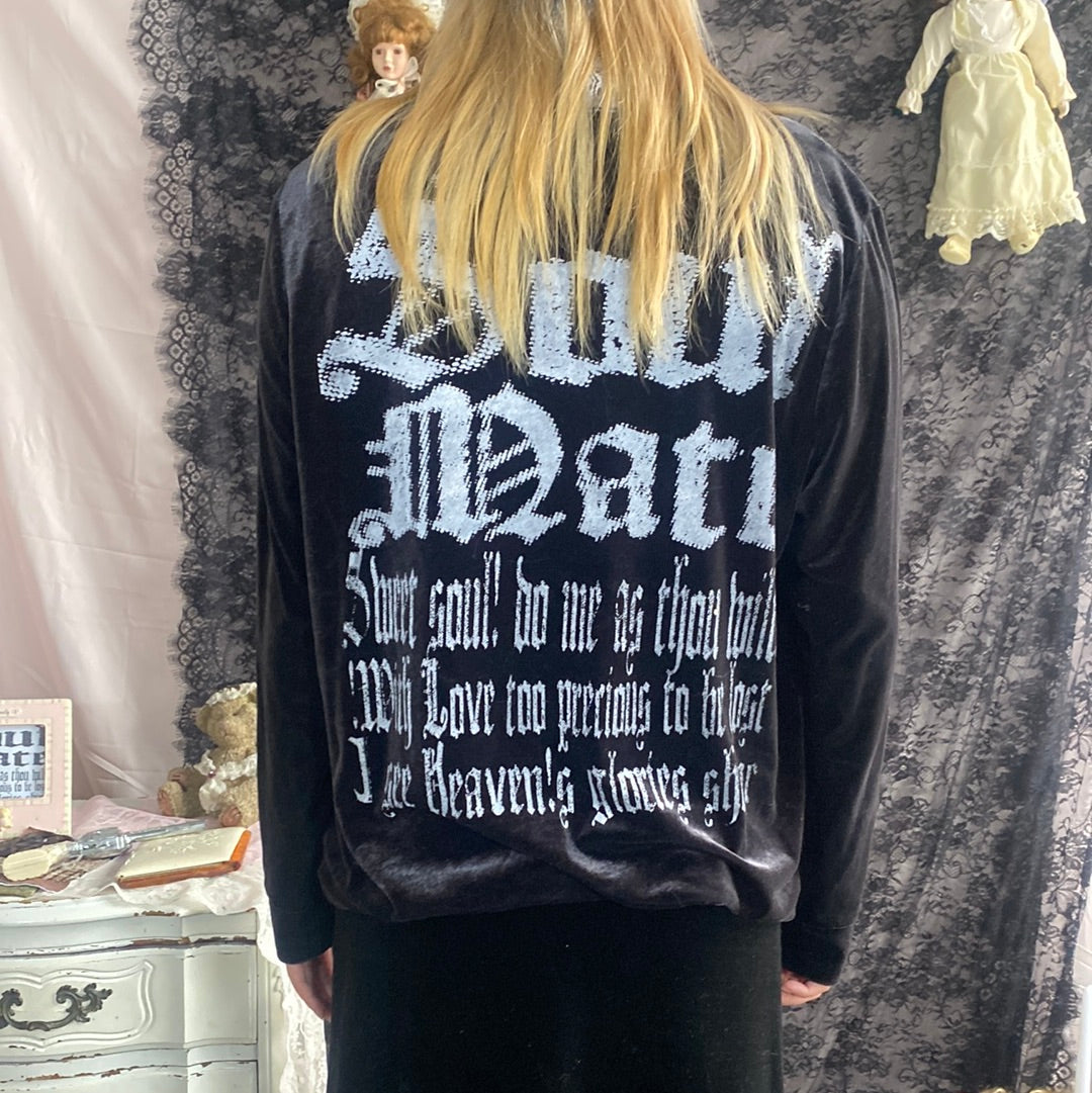 SoulMate Black Velvet Top