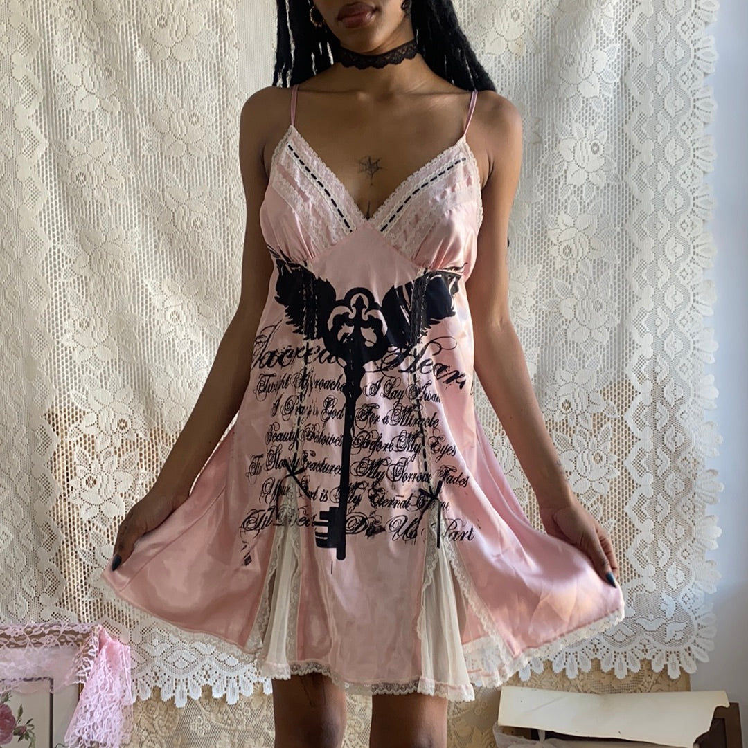 Sacred Heart Pink Slip Dress – Bodycitated