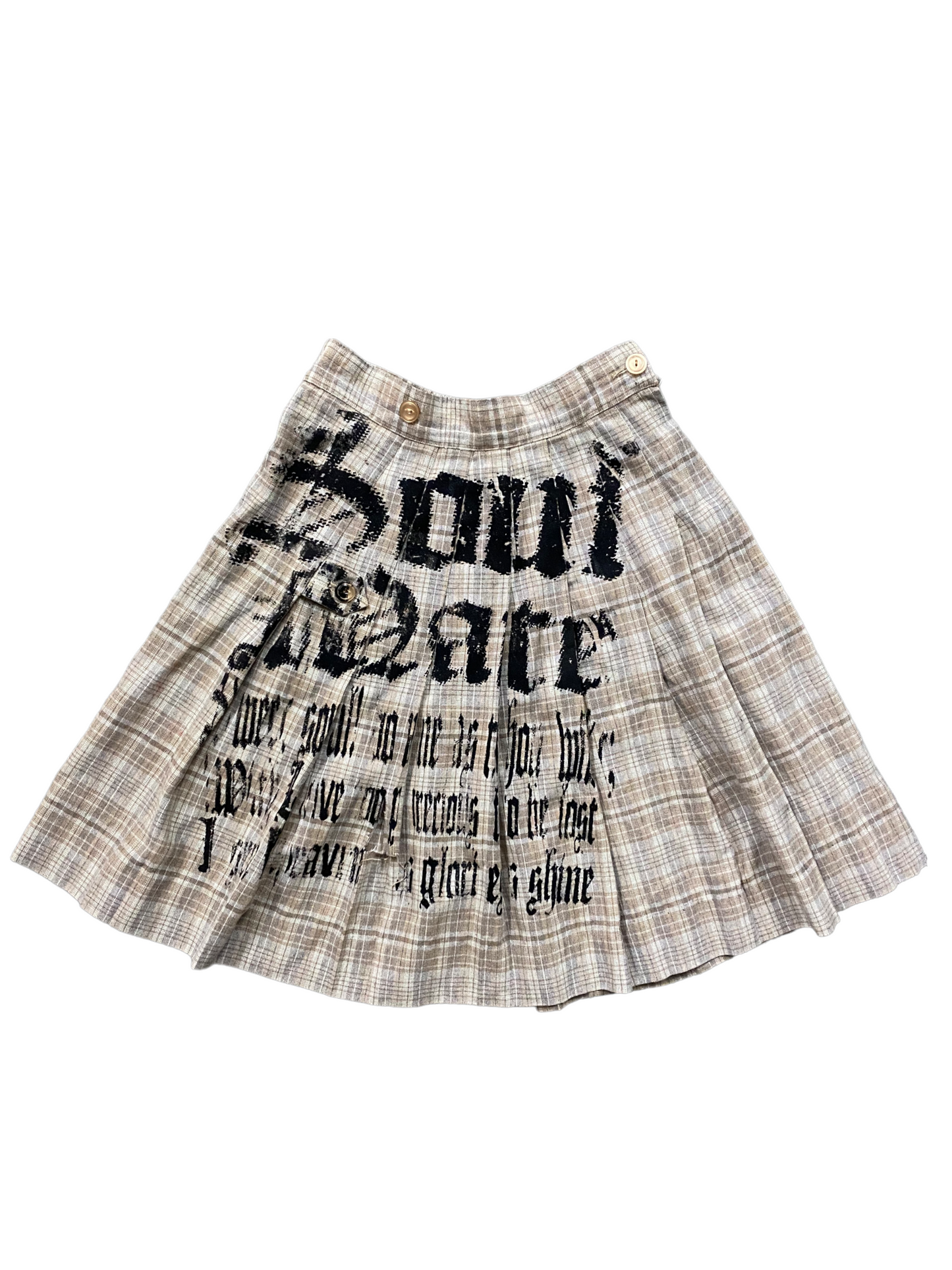 SoulMate Plaid Tennis Skirt
