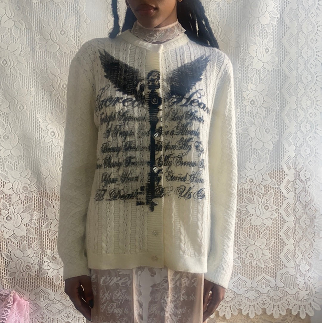 Sacred Heart Cardigan