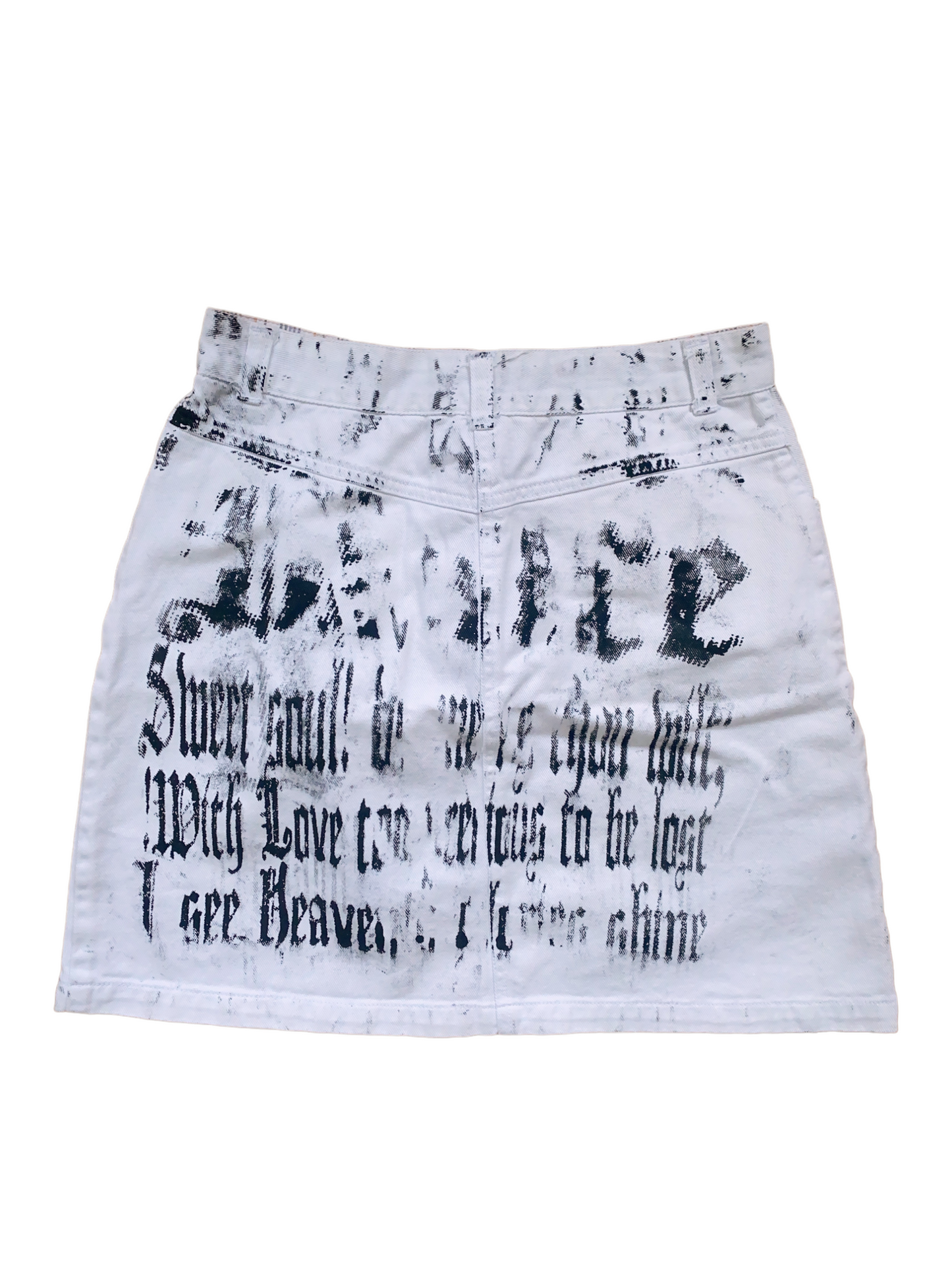 SoulMate White Mini Skirt