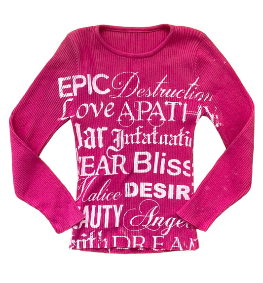 Epic Destruction Fuschia Top