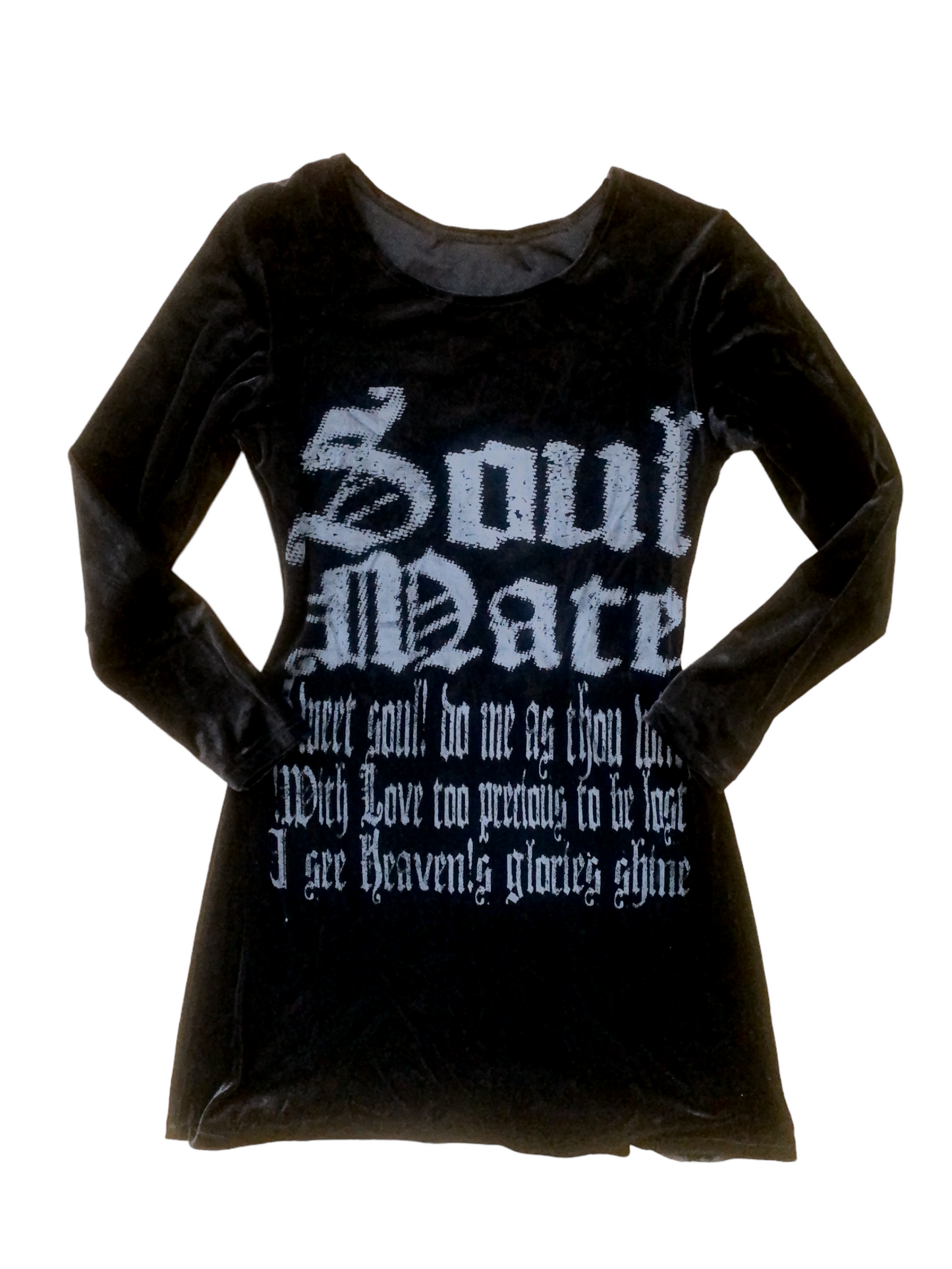 SoulMate Velvet Black Dress