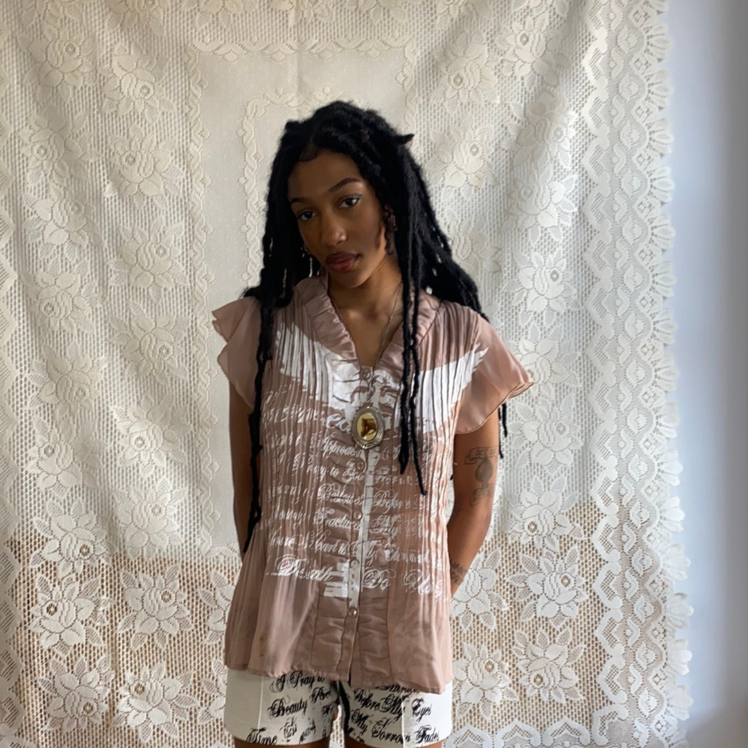 Sacred Heart Frilly Blouse