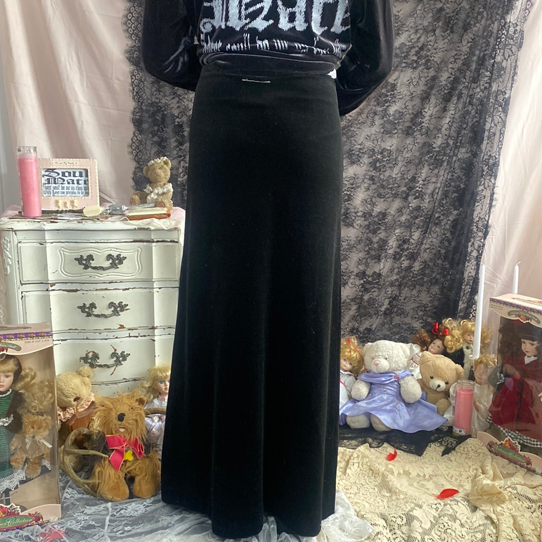 SoulMate Velvet Maxi Skirt