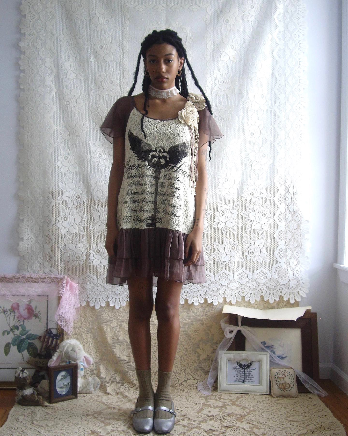 Sacred Heart Lace Dress